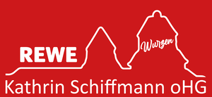Logo REWE, Store Kathrin Schiffmann, Wurzen