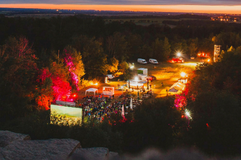 das Datum der Jubiläumsausgabe Bergfilm-Festival steht - 29.-31.08.2025