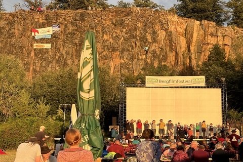 das Bergfilmfestival im Steinbruch Gaudlitzberg