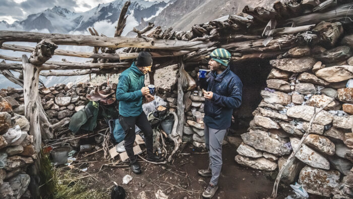 Aufnahme aus dem Film Patagonien in Asien - Gerald Rosenkranz & Gerhard Czerner